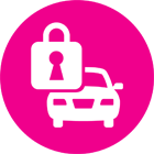 Secure parking icon